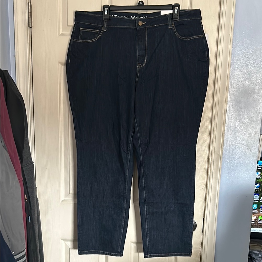Westport Dark Blue Straight Leg Jeans